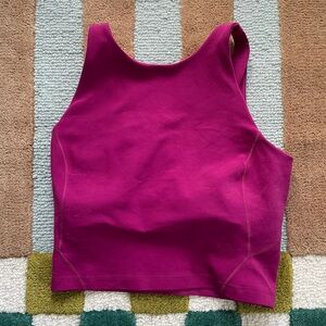 Lululemon high neck align tank – magenta